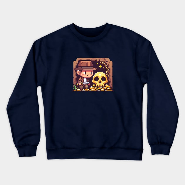 Raiders of the Lost Ark 8Bit Crewneck Sweatshirt by nerd.collect